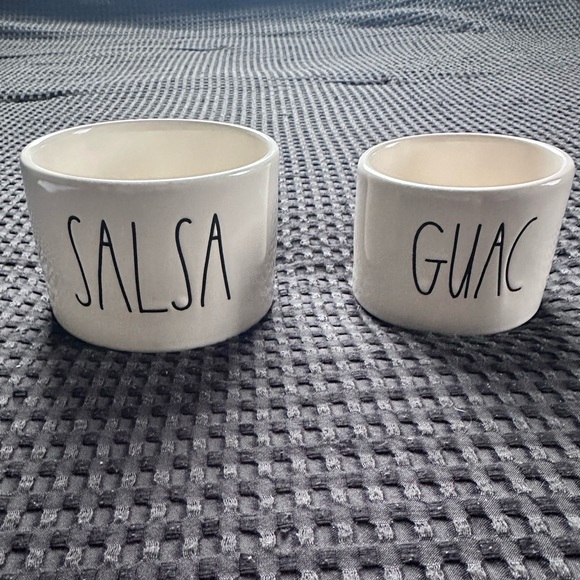 Rae Dunn Salsa and Guac Ceramic Bowls - Picture 1 of 3